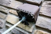 dramatic before and after dryer vent transformation