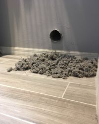 final dryer vent cleaning results and completion